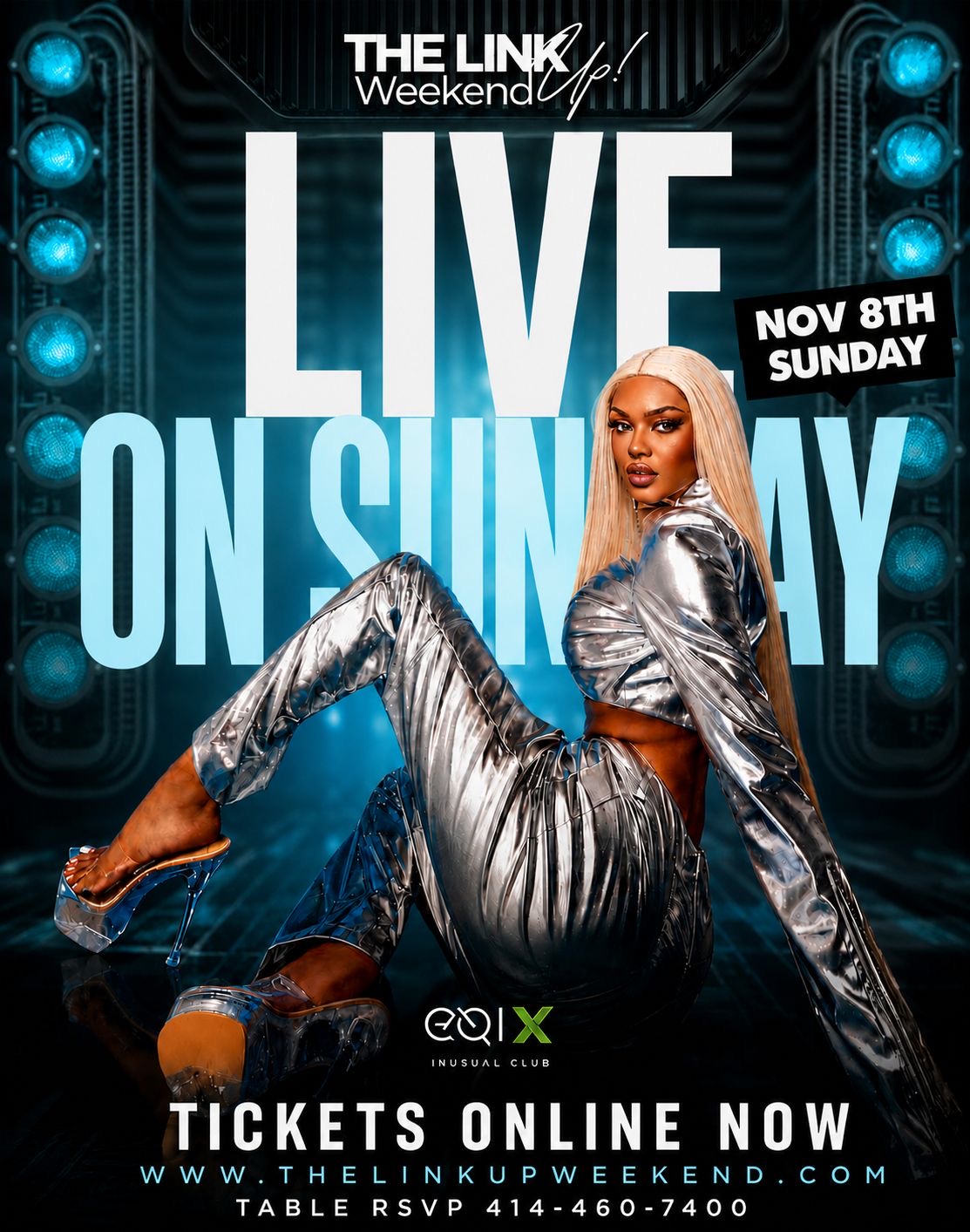 Live on Sunday Nov 8th
 - Link Up Weekend Luxury Round-Trip