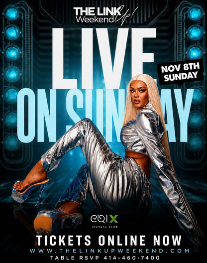 Live on Sunday Nov 8th
 - Link Up Weekend Luxury Round-Trip